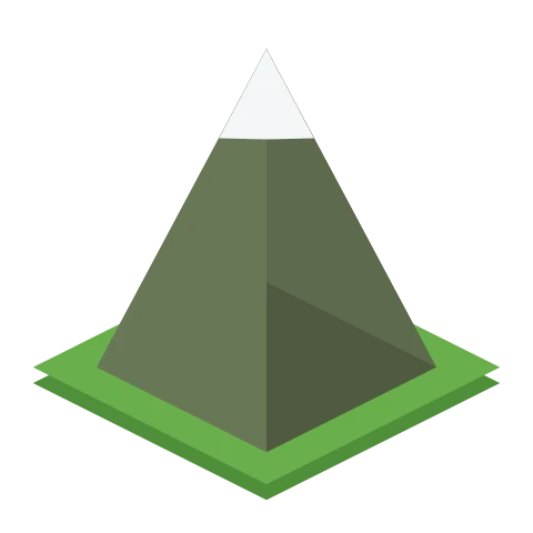 Ben Nevis as it appears on the Sim Britain map