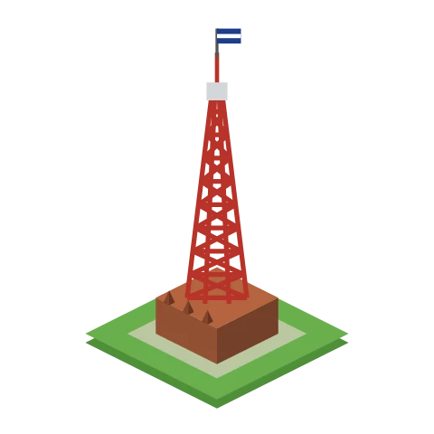 Blackpool Tower as it appears on the Sim Britain map