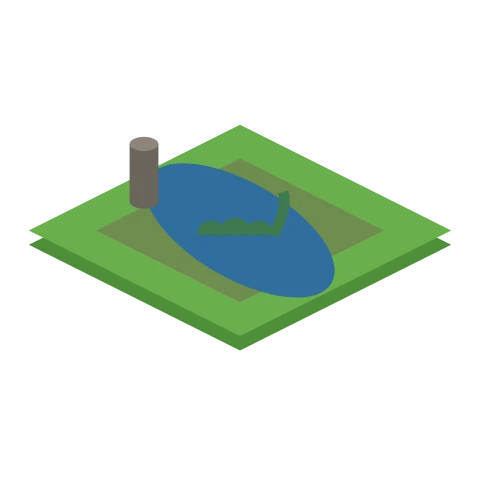 Loch Ness as it appears on the Sim Britain map