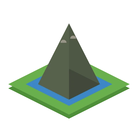 Skellig Michael as it appears on the Sim Britain map
